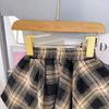 Girls' Trendy Summer Skirt & Sleeveless Top Set AXA585