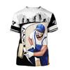 Men's 3D Printed T-Shirt Short Sleeve O-Neck Pullover Casual Top
