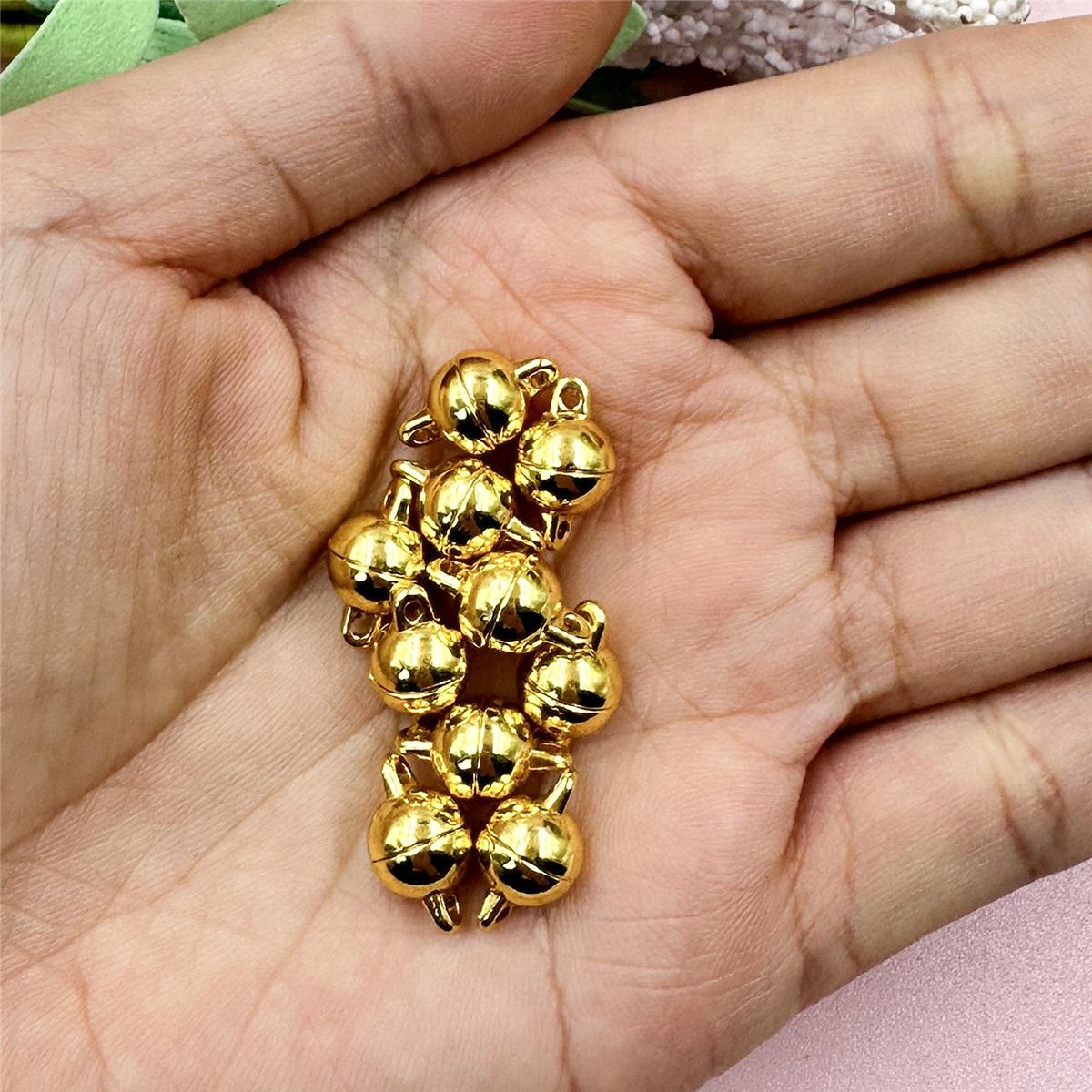 

Товары для домашней вечеринки, 10 шт., женский браслет, магнит, ожерелье с шариком любви, ювелирные изделия ручной работы, аксессуары, подарки, свободные бусины Gold Round