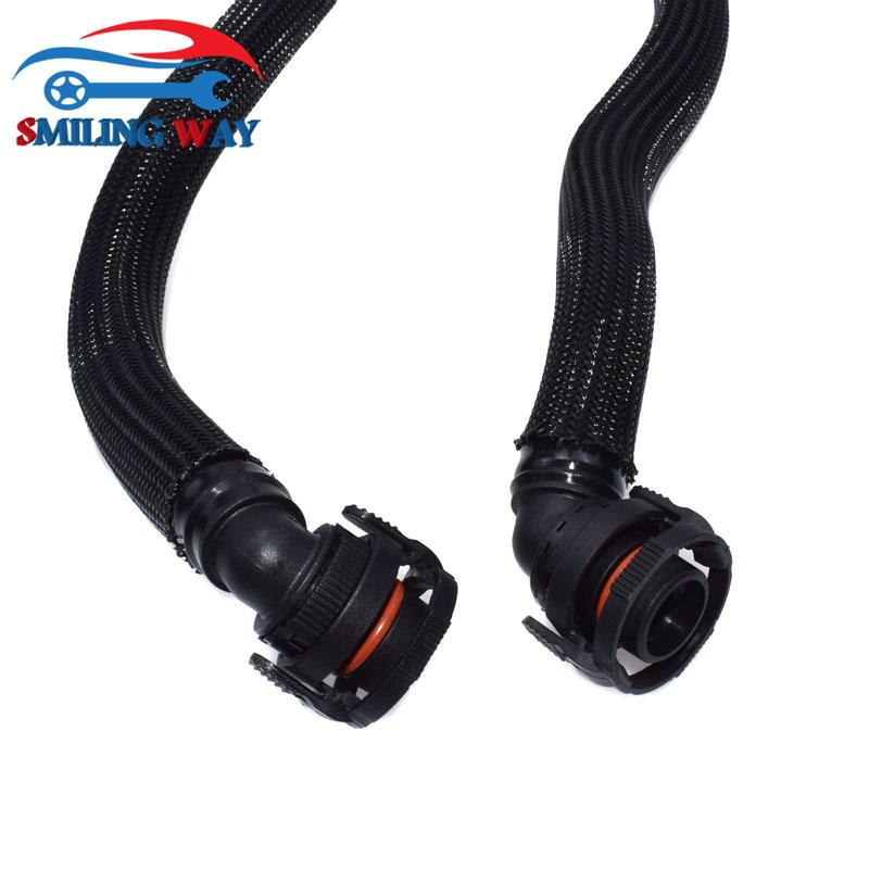 Breather Crankcase Vent Valve Hose Pipe To Intake - Cylinders For BMW X6 X5 550i 650i 750Li 750i GT xDrive Alpina B7 4.4L V8