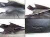 Authentic Saint Laurent YSL Black Leather Long Flap Wallet #b243  Seller refurbished
