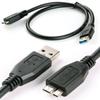 Cord Data Transfer Micro B USB 3.0 Cable Hard Drive Cable HDD Data Wire Data Sync Cable Cord