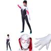 Vibrant Spider-man Into The Spider-verse Gwen Stacy Kids Costume Jumpsuit For Playful Adventures