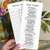 Leselogbuch Tracker Journal zur Verfolgung des Lesefortschritts Start- und Enddaten mit Bewertungssystem für Bücher und Literatur