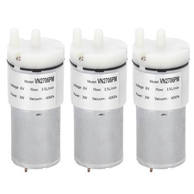 3 Stück Mikro-Wasserpumpe Mini Tauchmotor Aquarium Luftzubehör DC6V VN2706PM
