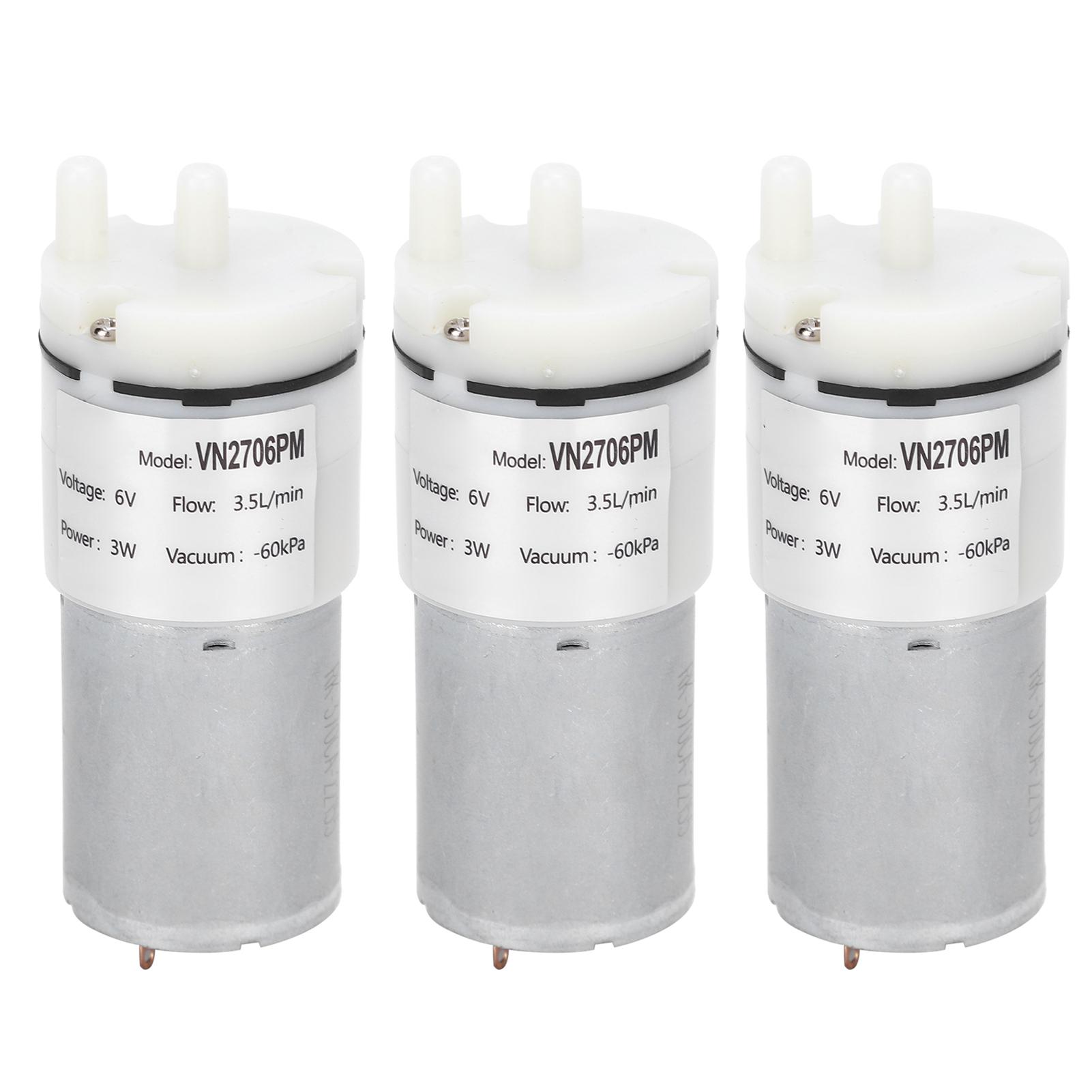

3Pcs Micro Water Pump Mini Submersible Motor Aquarium Air Accessories DC6V VN2706PM