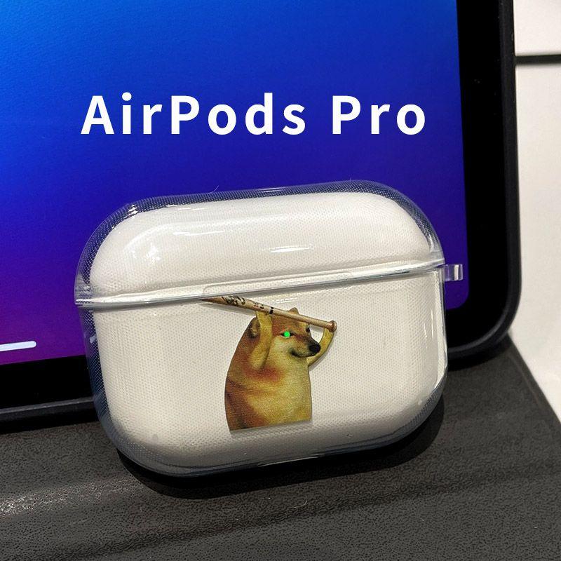 

Sleeves Airpodspro2 Generation Earphone Case Airpods3 Generation Protective Case Cheems Red Eye Dog Airpods4 Generation Transparent Protective Case Airpods Pro
