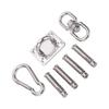 Stainless Steel Ceiling Hammock Hanging Kit 551lb Capacity Suspension Hook Hanger for Yoga Hammock Swings