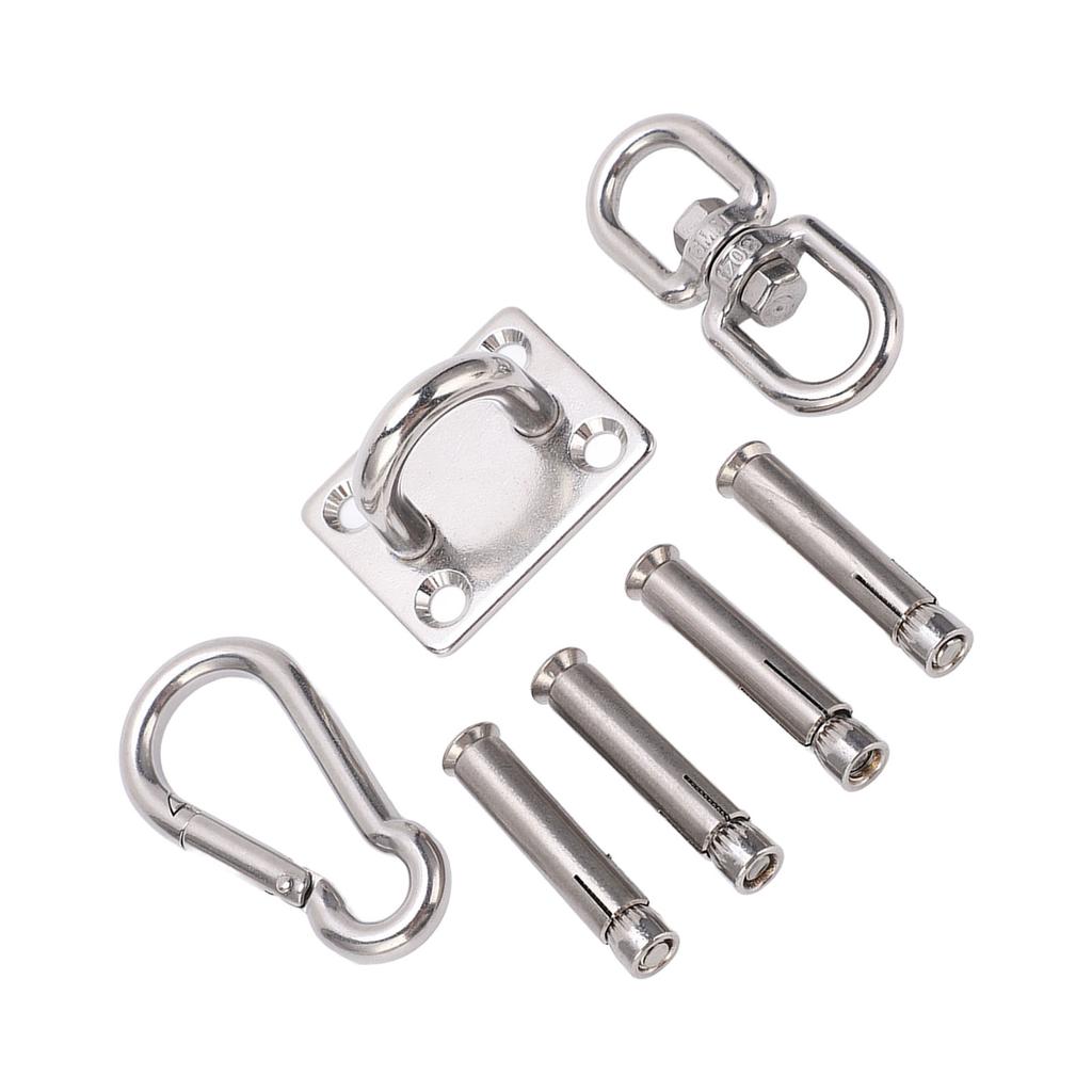 Stainless Steel Ceiling Hammock Hanging Kit 551lb Capacity Suspension Hook Hanger for Yoga Hammock Swings