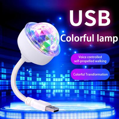 Car Roof Star Interior USB Auto Decoration Night Galaxy Lamp Mini LED Starry Laser Atmosphere Ambient Projector Lights