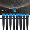 20pcs 360 Degrees 360° Sprinkler Nozzles Plastic Scattering Dripper Garden Watering Sprinklers  Yard