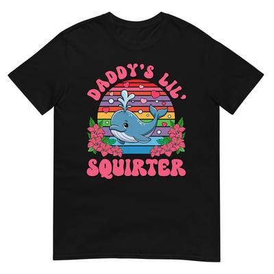 Inappropriate Funny Daddys Lil Squirter Embarrassing Unisex Tshirt