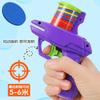 Giocattolo per bambini all'aperto con pistola a disco in schiuma, lanciarazzi con disco volante, giocattolo interattivo per bambini con doppio genitore-figlio