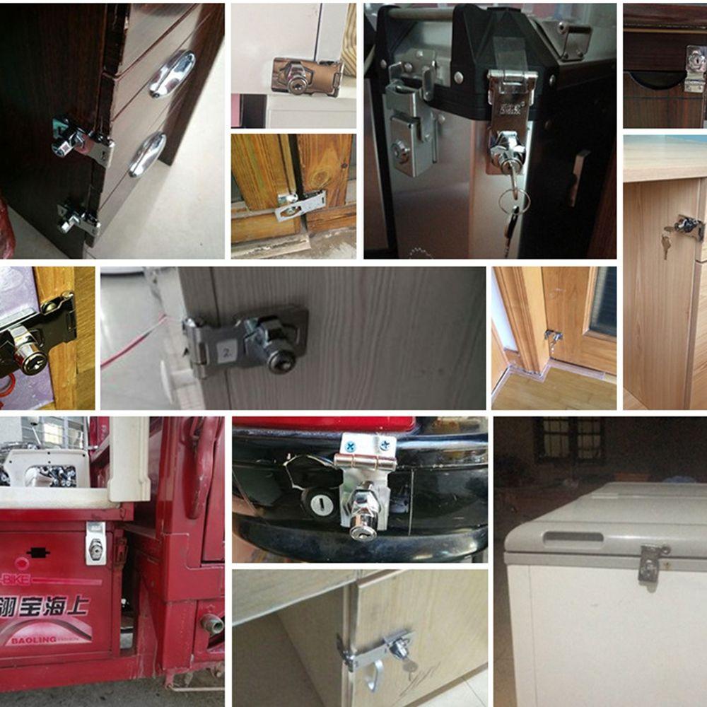 Hardware Silver Shed Home Improvement Padlock Locking Staple Garage Lock Hasp Cupboard