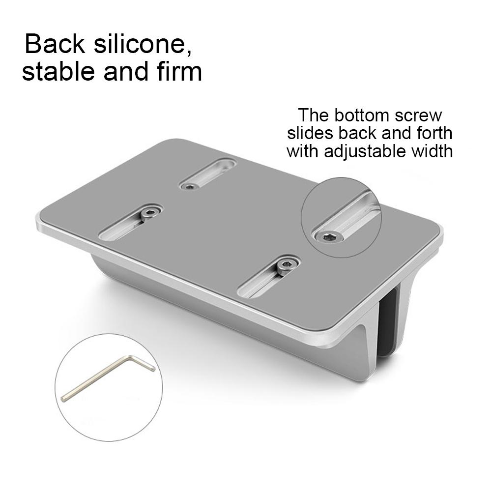 Dual Storage Vertical Type Notebook Computer Book Aluminium Alloy Bracket Base Desktop Double Card Slot Heat