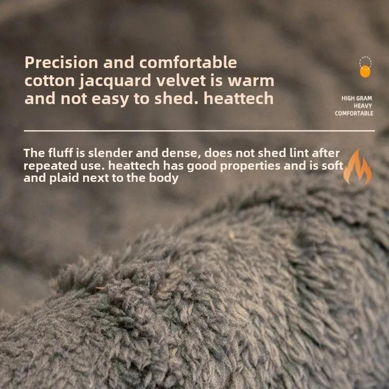 Striped Plush Sofa Cushion Non-Slip Warm Winter Universal Sofa Covers for Living Room Modern Simple Couch Slipcovers Home Decor