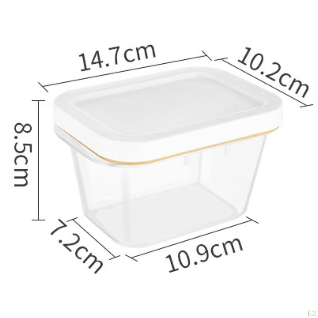 Butter Cutting Box Preservation Airtight Lid Portable Multi Functional Container Keeper for Fridge