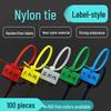 SHOCHAN Colored Nylon Cable Ties with ID Tags