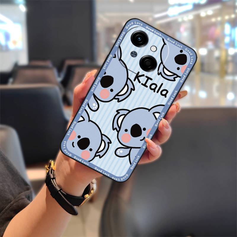 Silicone Dirt-resistant Phone Case For Tecno POP9 4G/Spark GO 1/KL4 Cartoon Phone Pouch Shockproof Back Cover TPU Cute