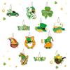 12pcs/set St. Patrick's Party Decoration Hang Tag, Irish Festival Party Decoration Hang Tag, Hang Card,Party Hang Tag Decoration