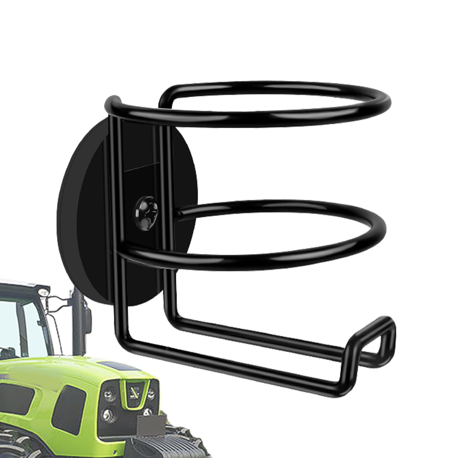

Magnetic Bottle Holder - Magnetic Drink Holder for Tractor, Drink, Full Cover Bust Tractor, Portable for Car See description