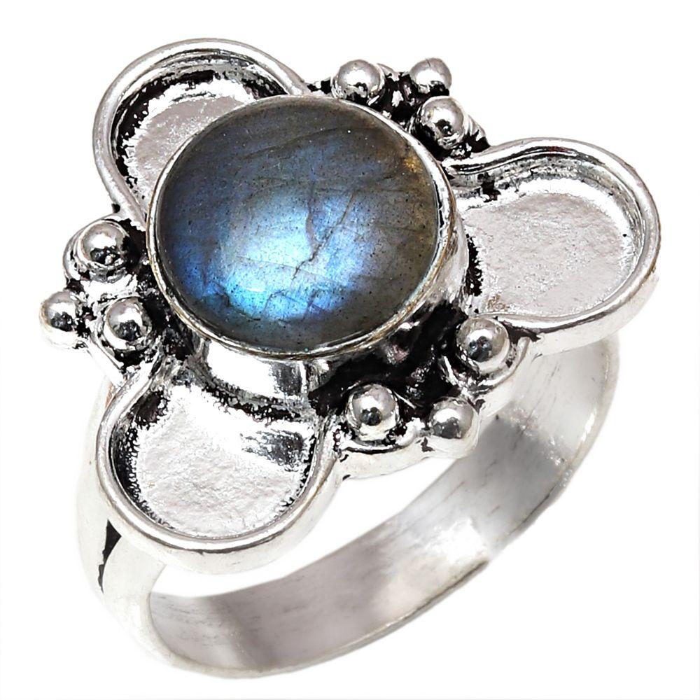 Labradorite Gemstone Handmade Silver Jewelry  "9"