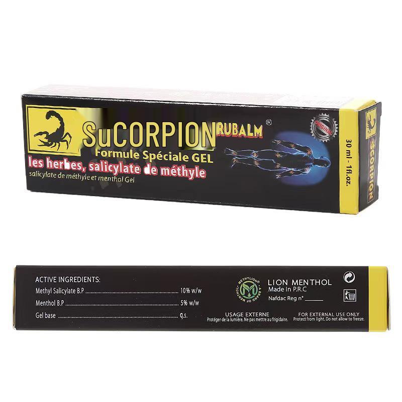 Scorpion Balm Massage Cream, 30ml: Mint Soothing Joint Relief.