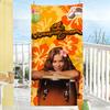 Singer Karol G Tropicoqueta Towel Soft Pool Gift For Travel Gym Shower Camping Quick Dry Sports Large Beach Towels