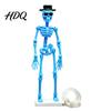 Desktop Fish Tank Decorations Dancing Skeleton Aquarium Bubbler with Adjustable Air Flow Underwater 3D Printed Unique for Powered Moving Skull