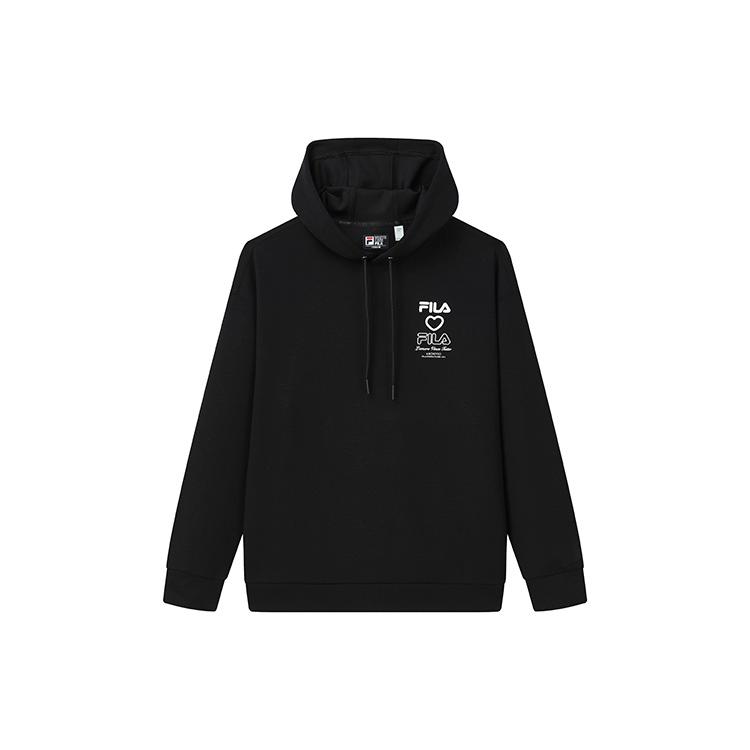 FILA Sweatshirts Men s Jet Black Hooded Moderate Other F11M219211F-BK L