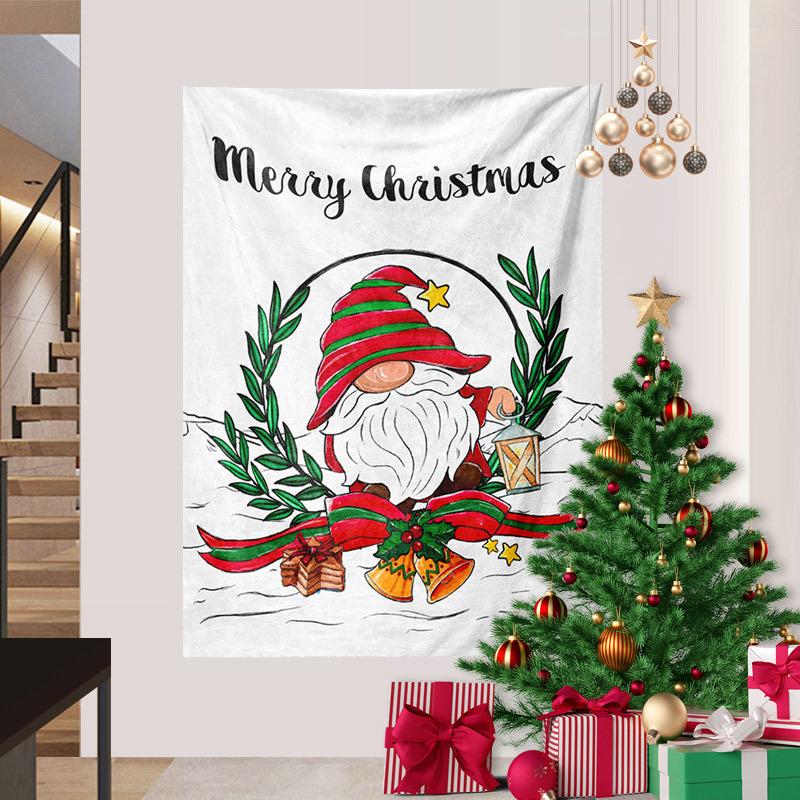 Cross-border Snowman Christmas Series Tapestry Digital Printing Hanging Cloth Foreign Trade