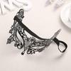 Luxury Rhinestone Venetian Wrought Iron Eye Mask