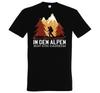Youth Designz Alpen Heim Herren T-Shirt Logo Druck Lustiges Wanderabenteuer