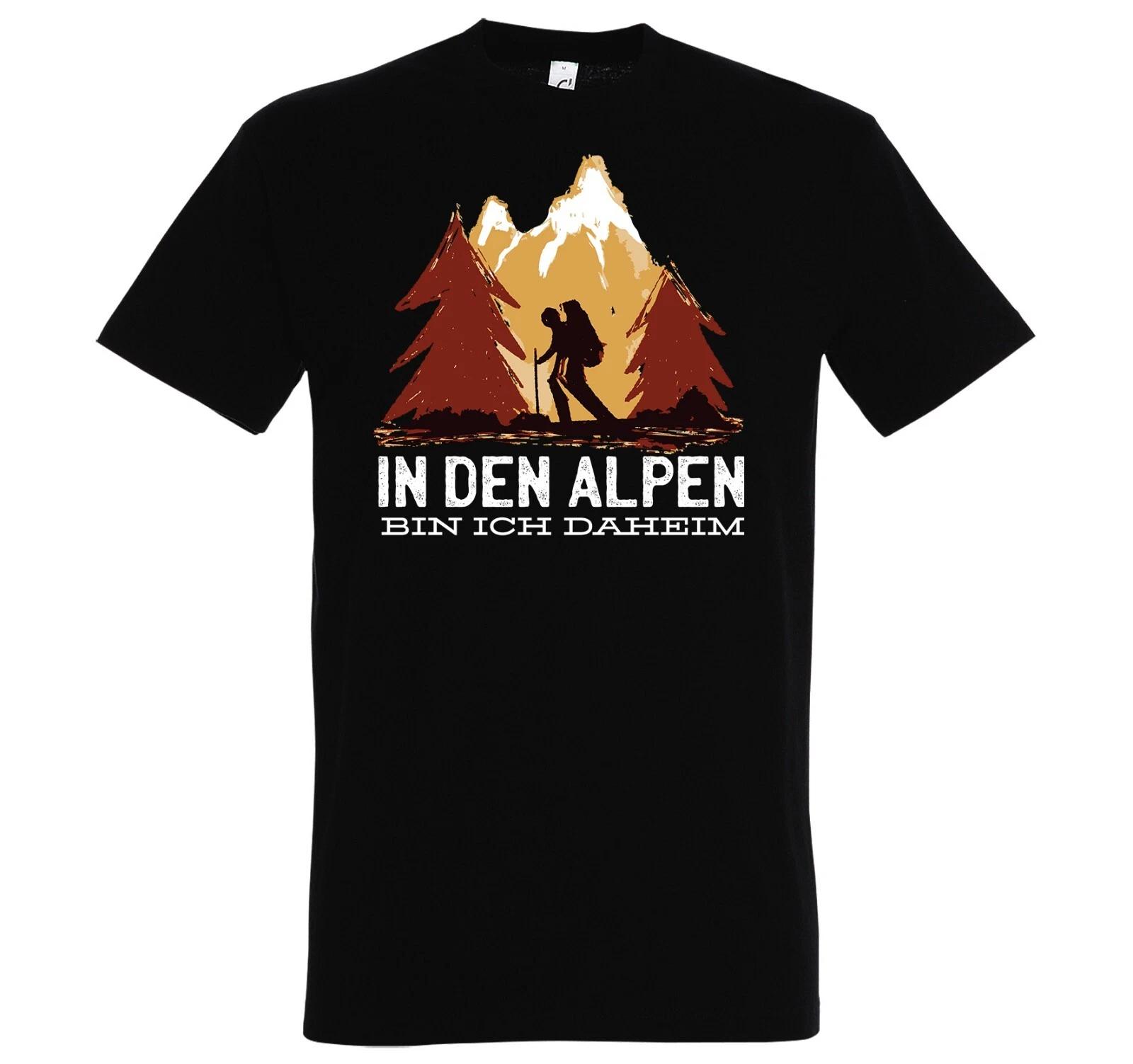 Youth Designz Alps Home Mens T-Shirt Logo Print Funny Hiking Adventure 3XL