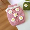 Cozy Autumn/Winter Floral Sweater for Pets