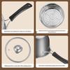 20cm Stainless Steel Multipurpose Pot with Steamer