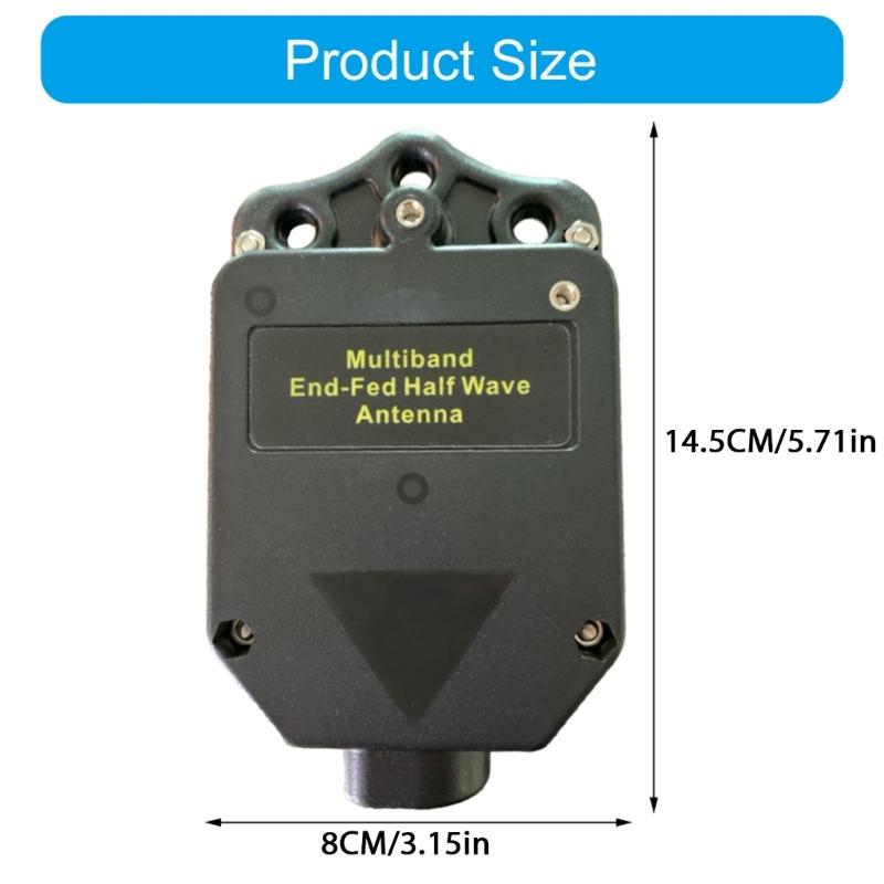 1:49 Balun 4pásmové End-feed Antény PMJ 58861 Balun Antény Dokonale Zpracované pro Snadnou Instalaci & Maximální Účinnost
