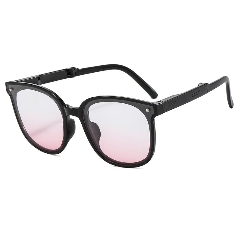 Luxury Fashion Folding Sunglasses Women Men Brand Designer Vintage Cat's Eye Sun Glasses Male Female Eyewear UV400