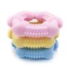 Pet Molar Toy Circle Shape Dog Chew Toy Puppy Teether Toy Teeth Cleaning for Dogs Safe Flexible TPR Multiple Colors