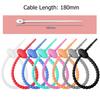10/20/50pcs 18cm Silicone Reusable Bag Ties Twist Wire Fasten Cable Zip Tie Headset Data Lines Wire DIY Universal Magic Tie