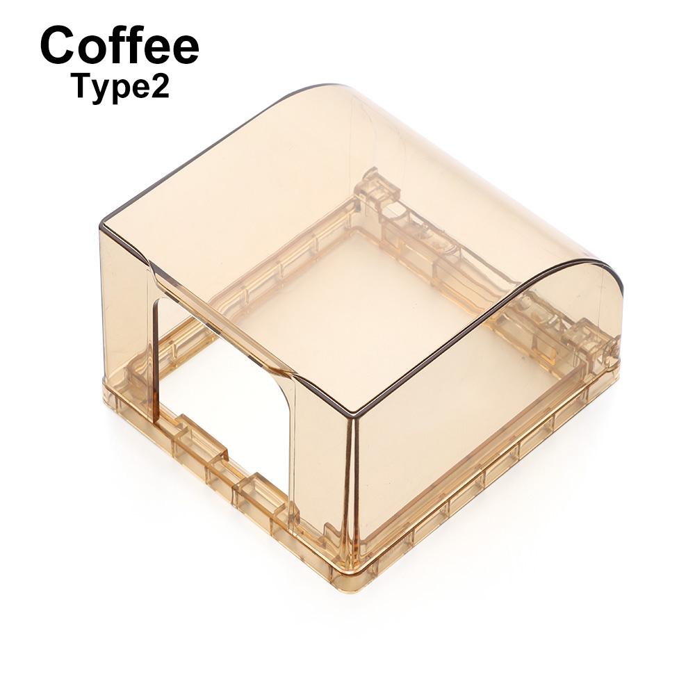 86 Type Waterproof Box Electric Plug Cover Self-Adhesive Wall Socket Bathroom Wall Switch Protection Cover Socket