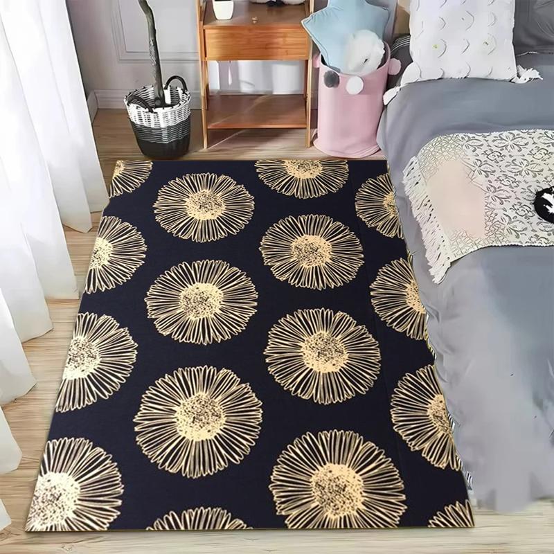 Einzigartige Muster Teppiche Elegante Farbe Wohnzimmer Schlafzimmer Sofa Tisch Bodenmatte Rutschfest Leicht zu Reinigen Teppich Yogamatte Heimdekoration