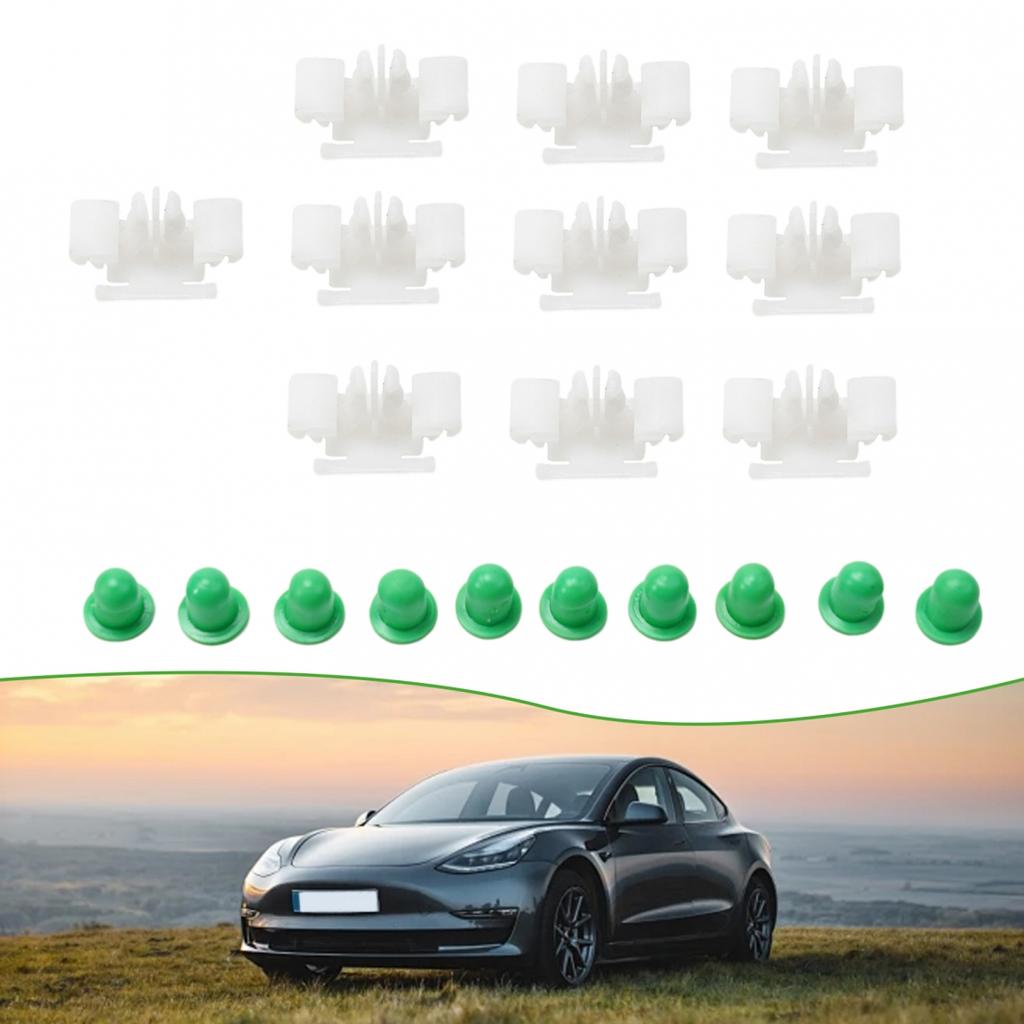 Plastic Clips Side Moulding White 10 Pcs 51132251394 Bumpstrip