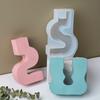U-Shape S-Shape Irregular Candlestick Siliocne Molds Plaster Epoxy Resin Candle Holder Mould Creative Crafts Dinner Table Decor