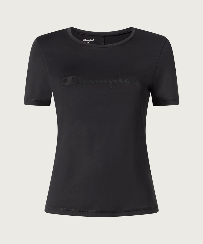 Champion Women'S Big Logo Athletic T-Shirt Black