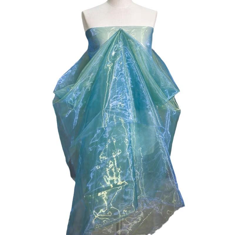 Gradient Organza Mesh Veil Skirt Fabric for Creative Decorations