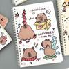 Capybara Spiralhefte A5 Lite Notisblokk Notisblokk Capybara Notisbok Studentdagbok