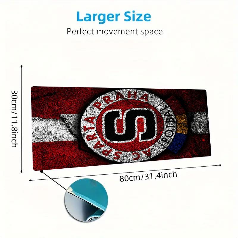 Prague Mouse Pad, Large Gaming Desk Mat, Non-slip XXL Mousepad for Laptop & Tablet, Mini PC Playmat with Stitched Edges
