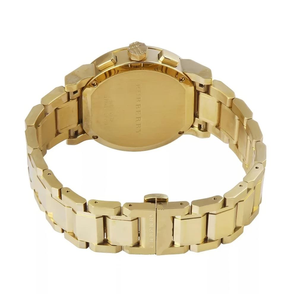 Burberry BU9753 City Chronograph Gold Dial Men's Watch