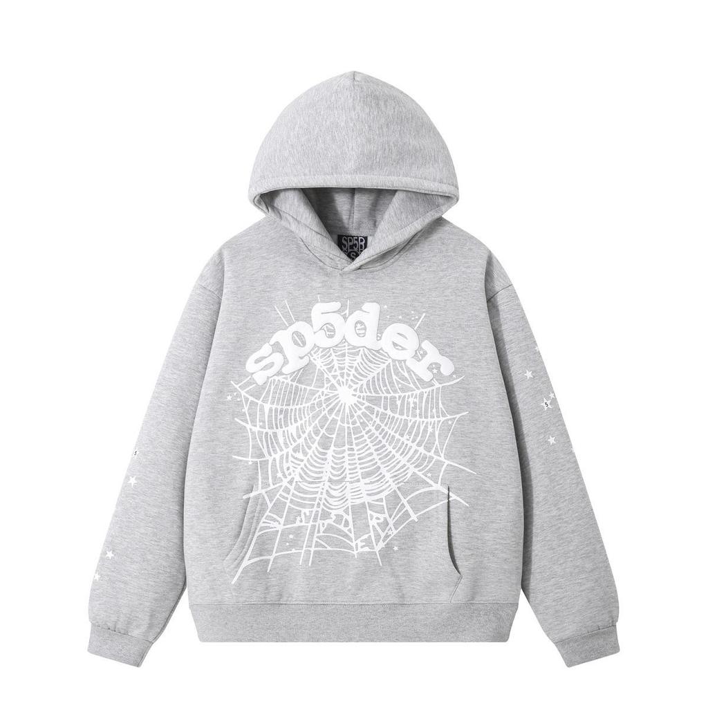 Young Thug Style Foam Letter Hoodie - Pink Hip-Hop Sweatshirt for Couples